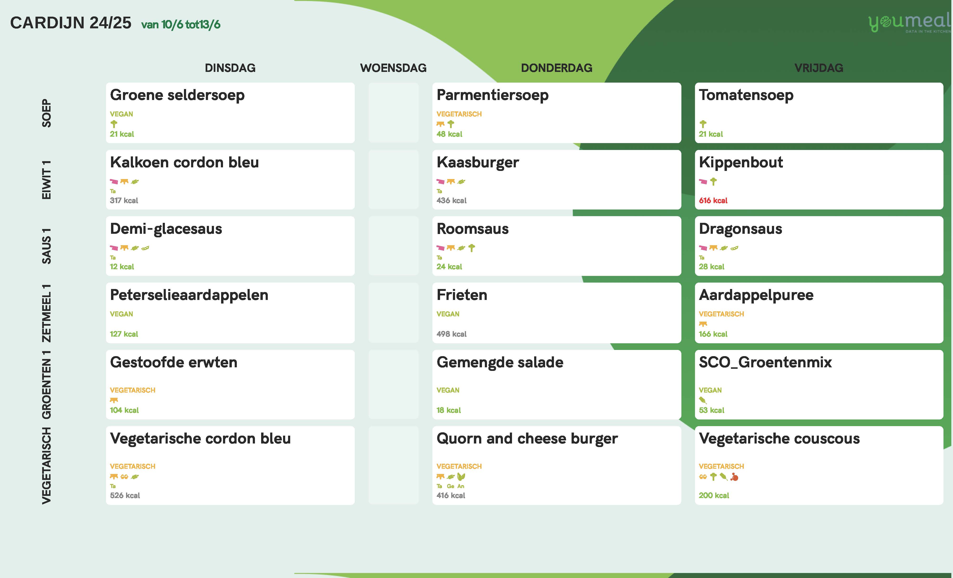 Schoolmenu week 24